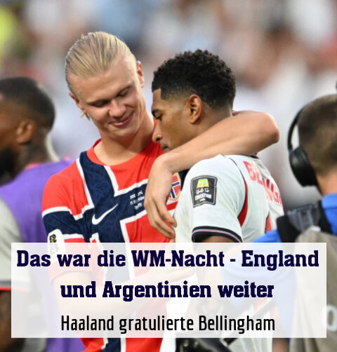 Haaland gratulierte Bellingham