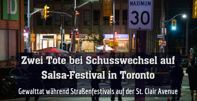 Gewalttat während Straßenfestivals auf der St. Clair Avenue
