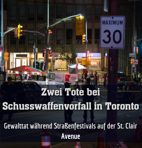 Gewalttat während Straßenfestivals auf der St. Clair Avenue