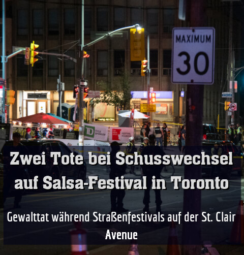 Gewalttat während Straßenfestivals auf der St. Clair Avenue