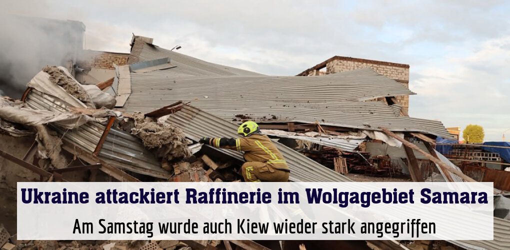 Am Samstag wurde auch Kiew wieder stark angegriffen