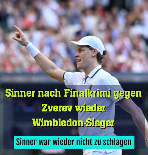 Sinner war wieder nicht zu schlagen