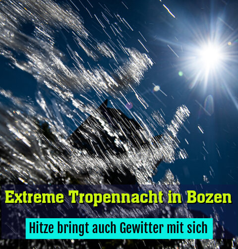 Hitze bringt auch Gewitter mit sich