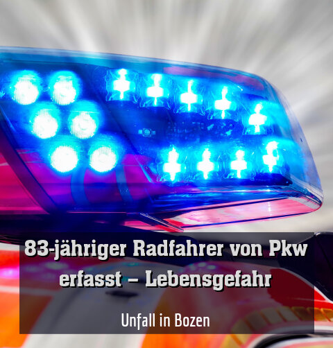 Unfall in Bozen