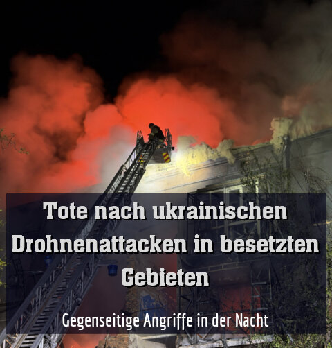 Gegenseitige Angriffe in der Nacht