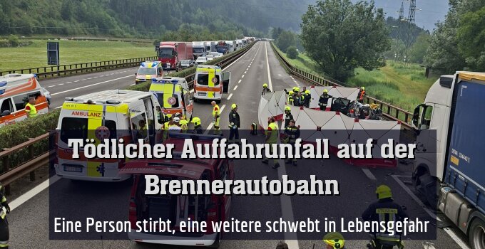Eine Person stirbt, eine weitere schwebt in Lebensgefahr