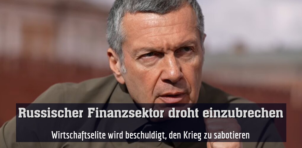 Wirtschaftselite wird beschuldigt, den Krieg zu sabotieren