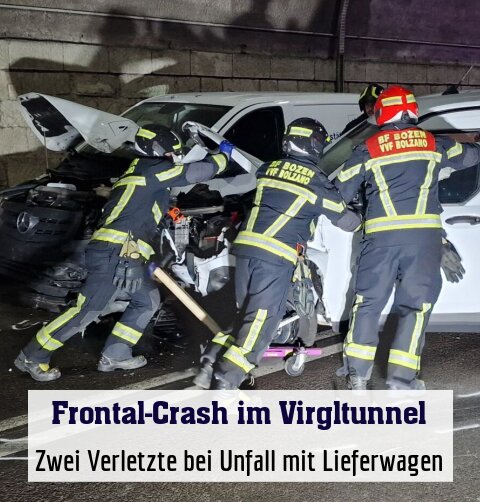 Zwei Verletzte bei Unfall mit Lieferwagen