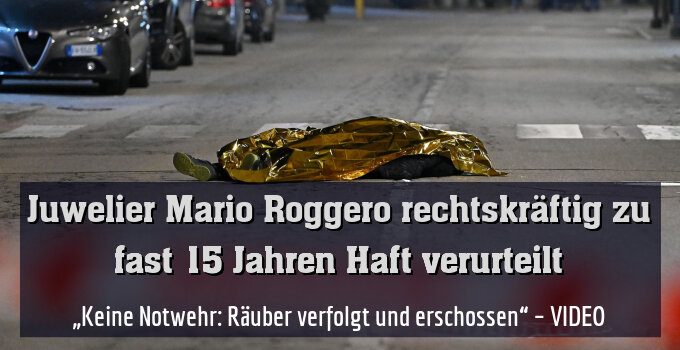 „Keine Notwehr: Räuber verfolgt und erschossen“ – VIDEO