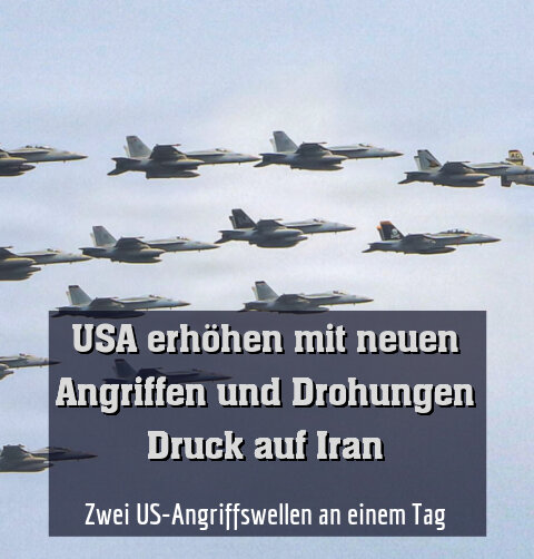 Zwei US-Angriffswellen an einem Tag