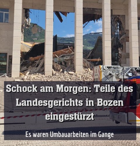 Es waren Umbauarbeiten im Gange