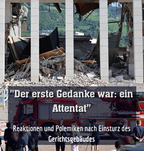 Reaktionen und Polemiken nach Einsturz des Gerichtsgebäudes