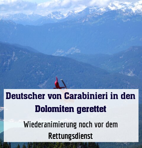 Wiederanimierung noch vor dem Rettungsdienst