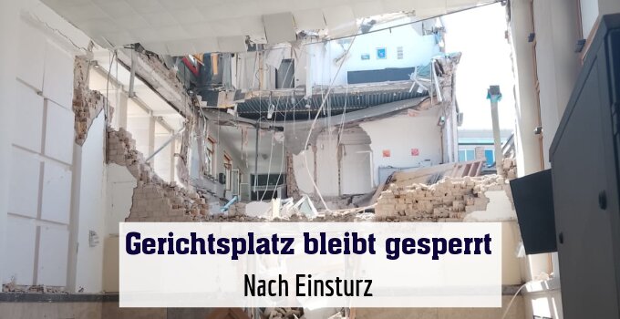 Nach Einsturz
