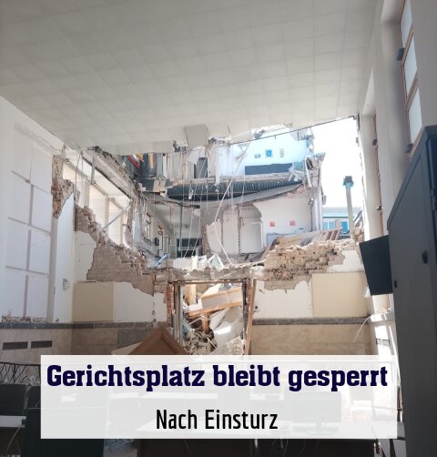 Nach Einsturz