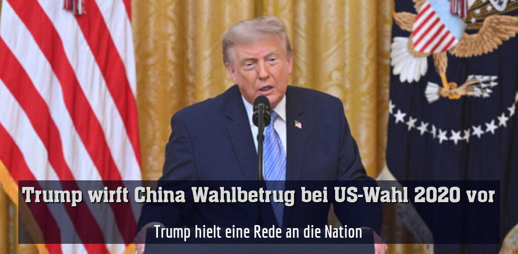 Trump hielt eine Rede an die Nation