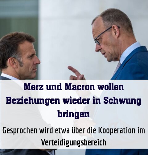 Gesprochen wird etwa über die Kooperation im Verteidigungsbereich