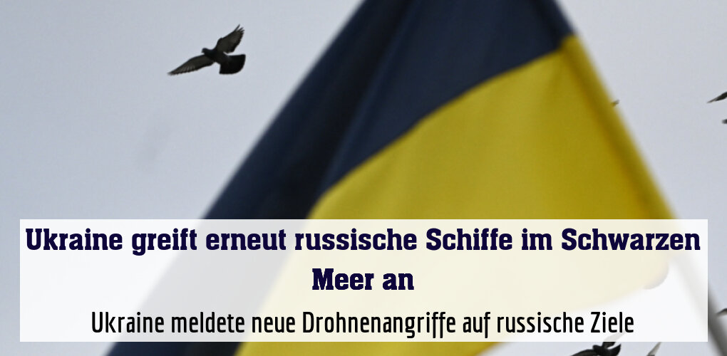 Ukraine meldete neue Drohnenangriffe auf russische Ziele (Archivbild)