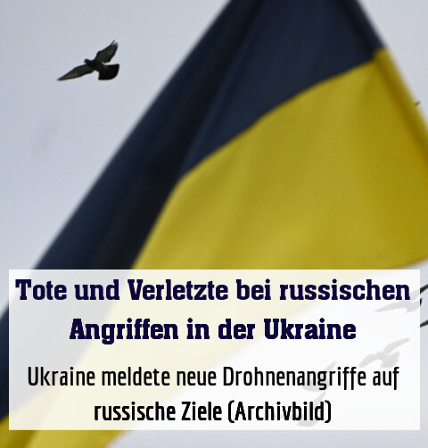 Ukraine meldete neue Drohnenangriffe auf russische Ziele (Archivbild)