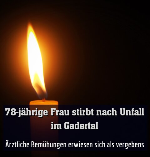 Ärztliche Bemühungen erwiesen sich als vergebens