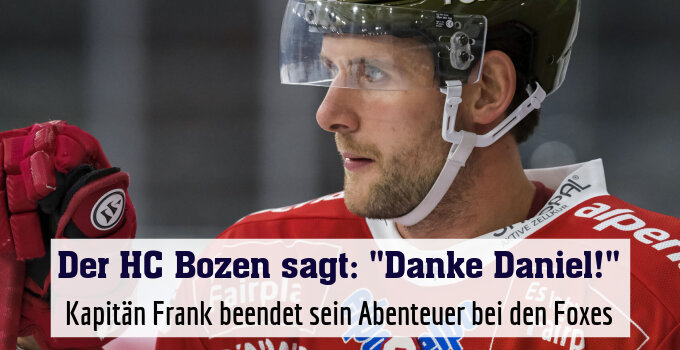 Kapitän Frank beendet sein Abenteuer bei den Foxes