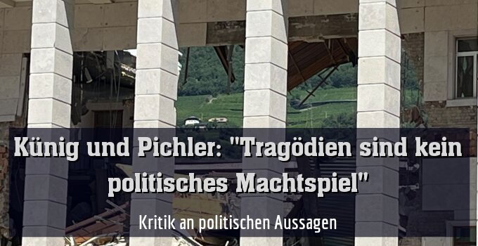 Kritik an politischen Aussagen