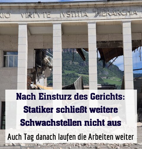 Auch Tag danach laufen die Arbeiten weiter