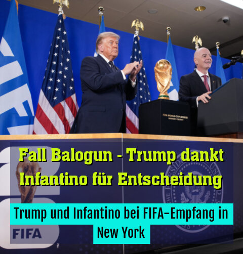 Trump und Infantino bei FIFA-Empfang in New York