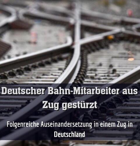 Folgenreiche Auseinandersetzung in einem Zug in Deutschland