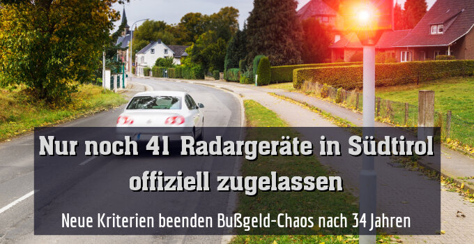 Neue Kriterien beenden Bußgeld-Chaos nach 34 Jahren
