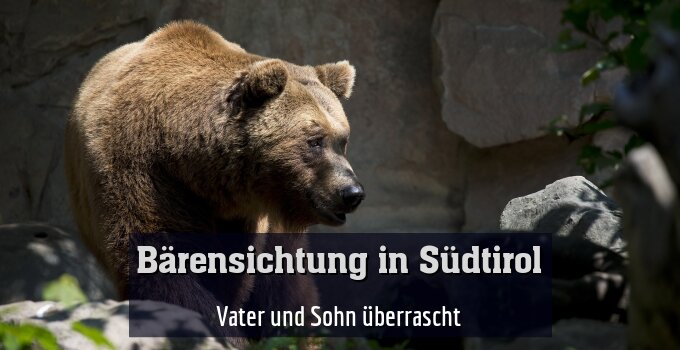 Vater und Sohn überrascht