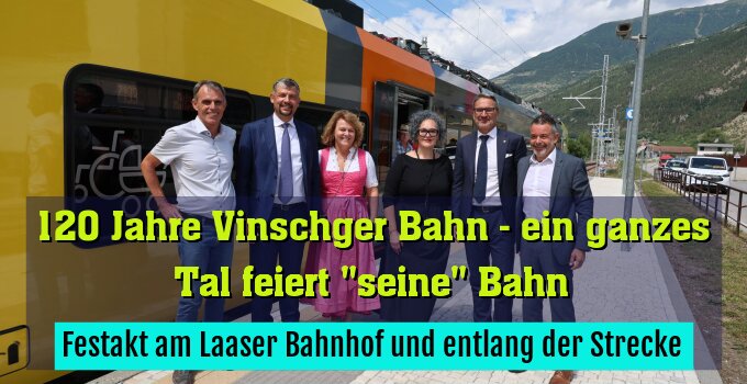Festakt am Laaser Bahnhof und entlang der Strecke