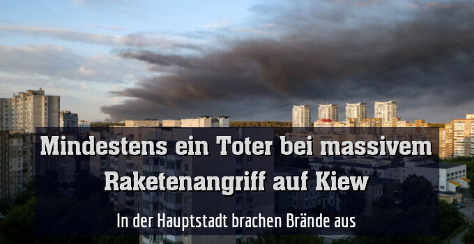 In der Hauptstadt brachen Brände aus
