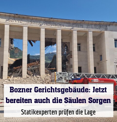 Statikexperten prüfen die Lage