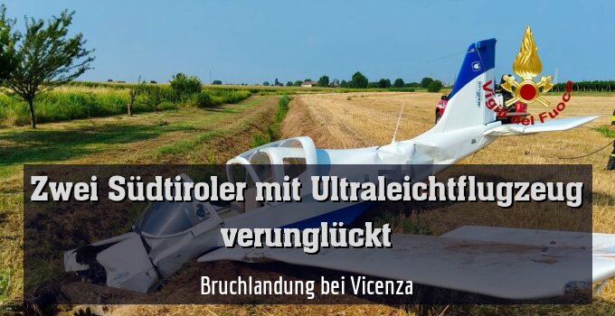 Bruchlandung bei Vicenza
