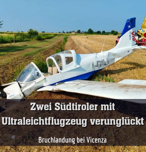 Bruchlandung bei Vicenza