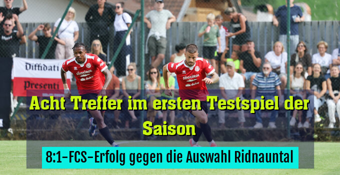 8:1-FCS-Erfolg gegen die Auswahl Ridnauntal