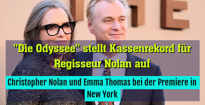 Christopher Nolan und Emma Thomas bei der Premiere in New York