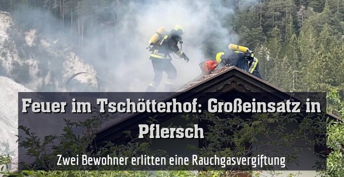 Zwei Bewohner erlitten eine Rauchgasvergiftung