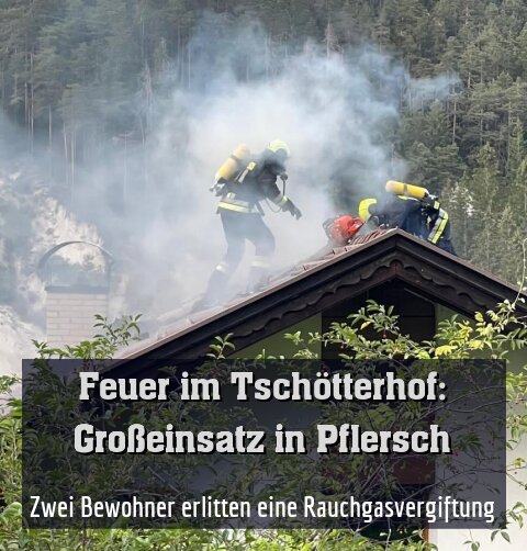Zwei Bewohner erlitten eine Rauchgasvergiftung