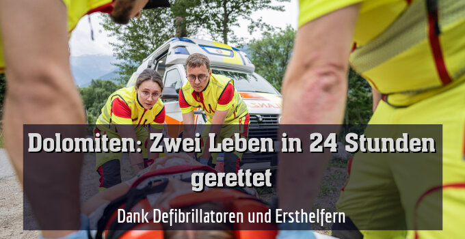 Dank Defibrillatoren und Ersthelfern