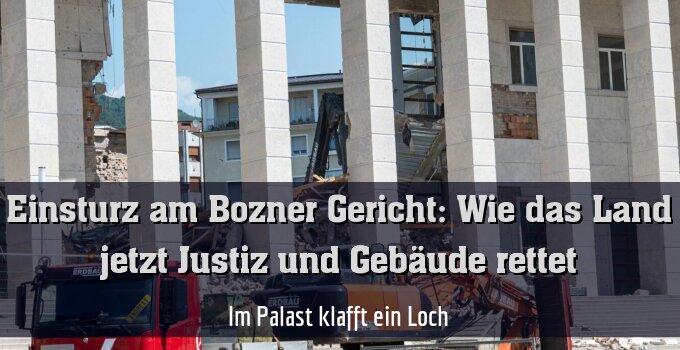 Im Palast klafft ein Loch