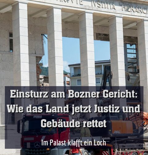 Im Palast klafft ein Loch