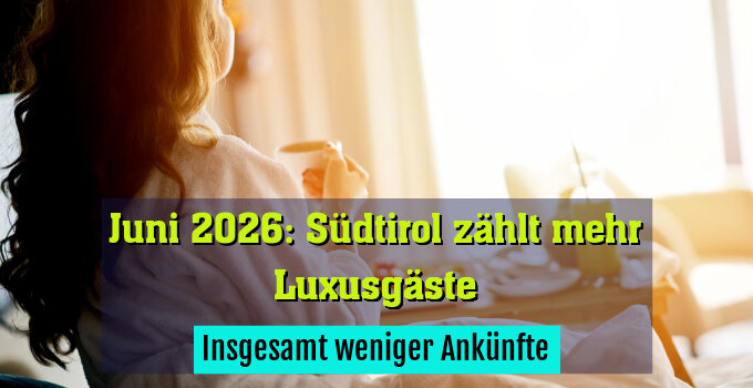 Insgesamt weniger Ankünfte