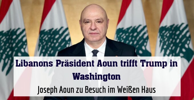 Joseph Aoun zu Besuch im Weißen Haus