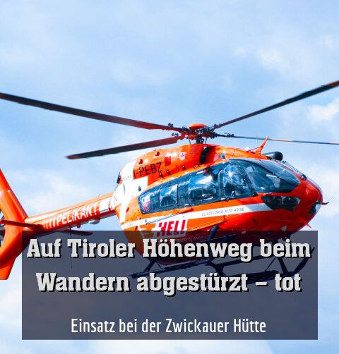 Einsatz bei der Zwickauer Hütte