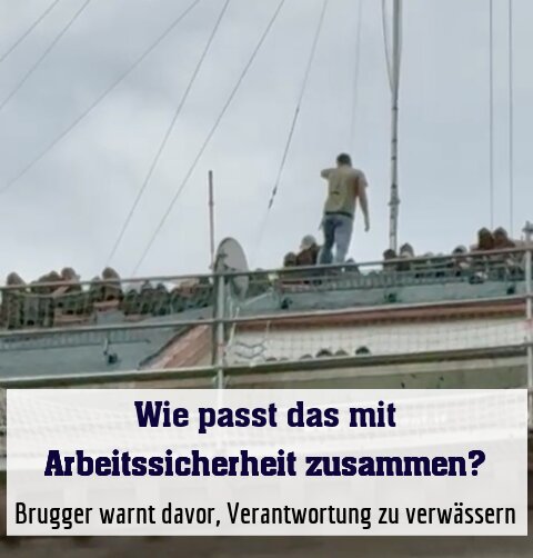 Brugger warnt davor, Verantwortung zu verwässern