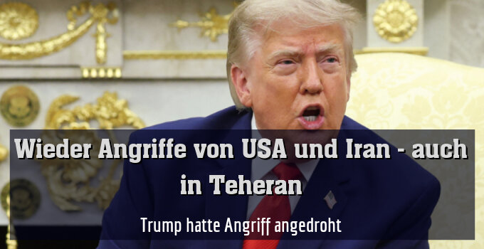 Trump hatte Angriff angedroht