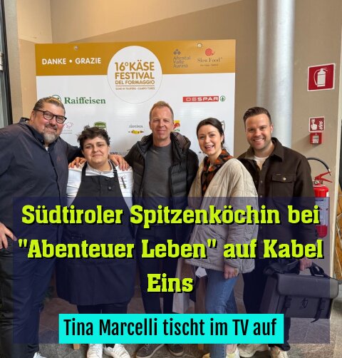 Tina Marcelli tischt im TV auf