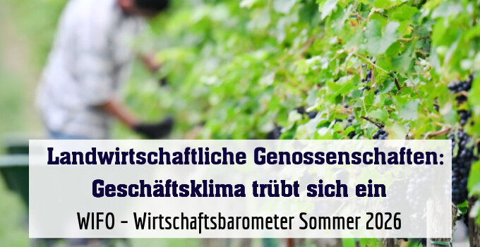 WIFO – Wirtschaftsbarometer Sommer 2026